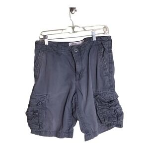 Aeropostale Men’s Cargo Shorts Sz. 33 Classic Length Gray Shorts EUC